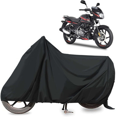 AJSTAR Waterproof Two Wheeler Cover for Bajaj(Pulsar 150, Black)
