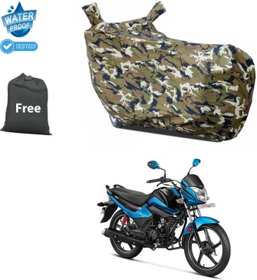 PAGORA Waterproof Two Wheeler Cover for Hero(Splendor I Smart, Yellow)