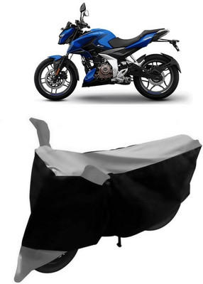 NEXTON Waterproof Two Wheeler Cover for Bajaj(Pulsar NS-160, Black, Grey)