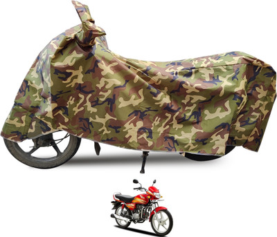 Euro Care Waterproof Two Wheeler Cover for Hero(HF Deluxe, Black)