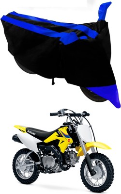 Furious3D Two Wheeler Cover for Suzuki(DR-Z50, Blue, Black)