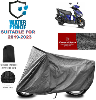 PAGORA Waterproof Two Wheeler Cover for Yamaha(Cygnus Ray ZR BS6, Grey)