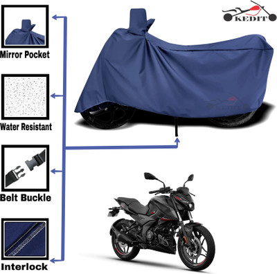 KEDIT Two Wheeler Cover for Bajaj(Pulsar NS200 BS6, Blue)