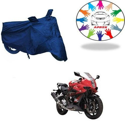 DeepShakshi AUTOMOTIVE Waterproof Two Wheeler Cover for Hyosung(GT650R, Blue)