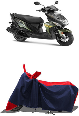 SUGASHRI Waterproof Two Wheeler Cover for Yamaha(Cygnus Ray ZR, Red, Blue)