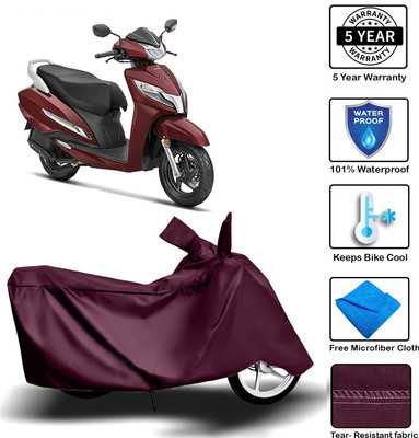 MISSION COLLECTION Waterproof Two Wheeler Cover for Honda(Ambition, Maroon)