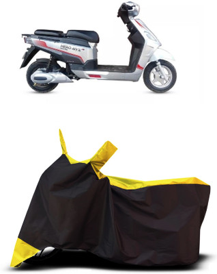 VESMEI Two Wheeler Cover for Hero(Electric NYX BS6, Yellow)