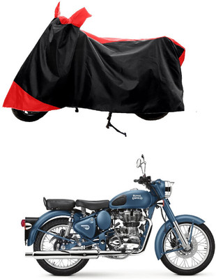 GROFATIK Two Wheeler Cover for Royal Enfield(Squadron Blue, Red)