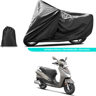 CODOKI Two Wheeler Cover for Hero(Destini 125, Black)