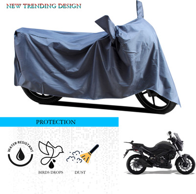 SnehaSales Waterproof Two Wheeler Cover for Bajaj(Dominar 400, Grey)