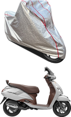 PAGORA Waterproof Two Wheeler Cover for TVS(Jupiter classic, Silver)