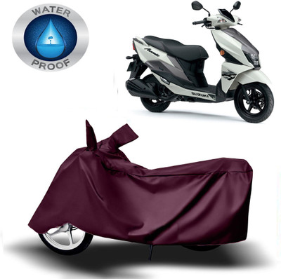 DeepShakshi AUTOMOTIVE Waterproof Two Wheeler Cover for Suzuki(Avenis 125, Maroon)