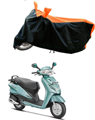 Mdstar Waterproof Two Wheeler Cover for Hero(Moto Corp Duet, Orange)