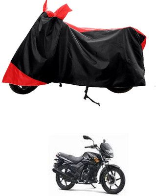 GROFATIK Two Wheeler Cover for TVS(Flame 125, Red)