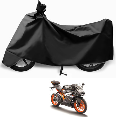 Euro Care Waterproof Two Wheeler Cover for KTM(RC 200, Black)