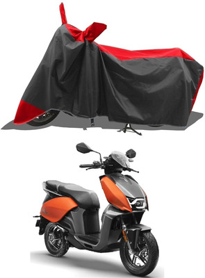 KEDIT Two Wheeler Cover for Universal For Bike(Red, Black)