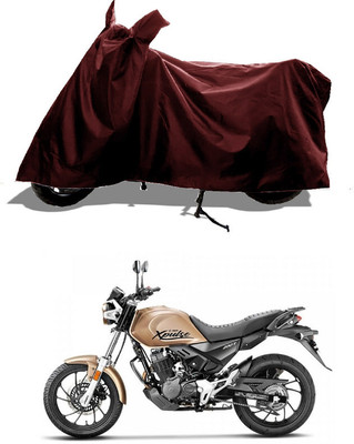 GROFATIK Two Wheeler Cover for Hero(Xpulse 200T, Maroon)