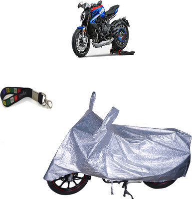 UKIGAL Waterproof Two Wheeler Cover for MV Agusta(BS6, Silver)