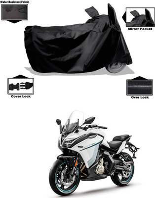 PAGORA Waterproof Two Wheeler Cover for CFMoto(650GT, Black)