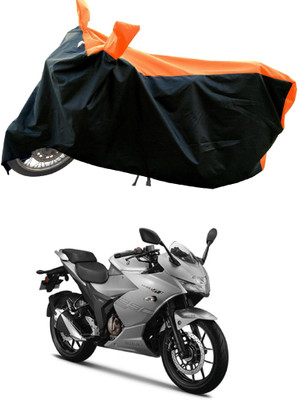 DeepShakshi AUTOMOTIVE Waterproof Two Wheeler Cover for Suzuki(Gixxer SF 250, Orange)