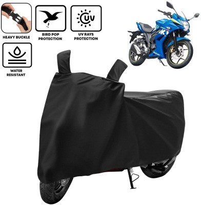 kerwa Two Wheeler Cover for Suzuki(Gixxer SF, Black)