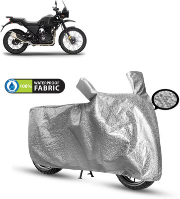 PAGORA Waterproof Two Wheeler Cover for Royal Enfield(Himalayan, Silver)