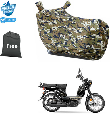 PAGORA Waterproof Two Wheeler Cover for TVS(XL 100 Heavy Duty BS6, Yellow)