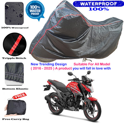 OliverX Waterproof Two Wheeler Cover for Honda(Xblade, Black, Red)