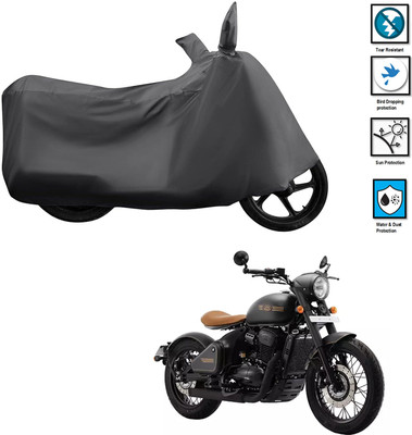 CODOKI Waterproof Two Wheeler Cover for JAWA(Perak, Grey)