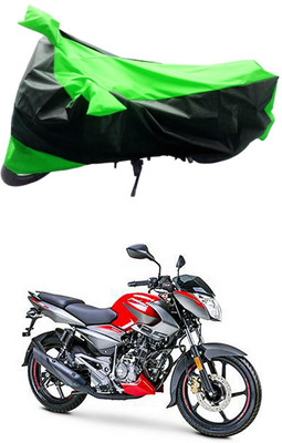 Mdstar Waterproof Two Wheeler Cover for Bajaj(Pulsar NS125, Green, Black)