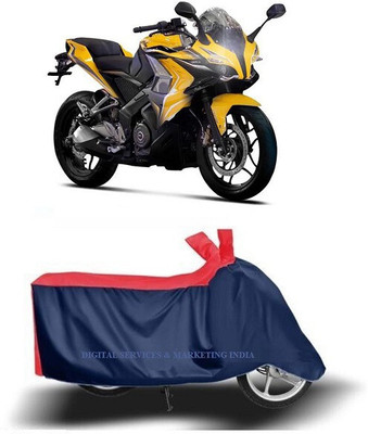 DeepShakshi AUTOMOTIVE Waterproof Two Wheeler Cover for Bajaj(Pulsar SS400, Blue)
