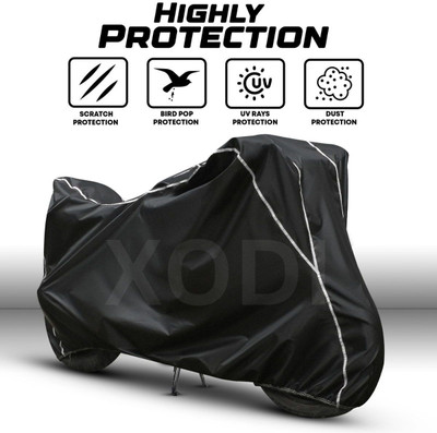 AutoGalaxy Waterproof Two Wheeler Cover for KTM(Duke 200, Black, White)