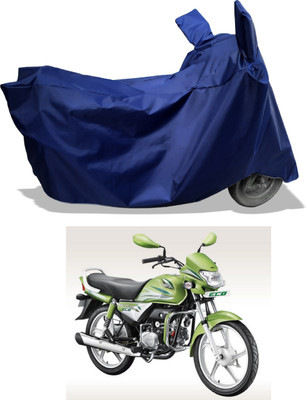 Amexride Two Wheeler Cover for Hero(HF Deluxe Eco, Blue)