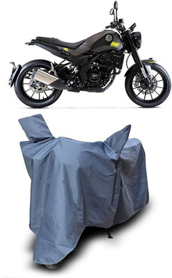 MADAFIYA Waterproof Two Wheeler Cover for Benelli(Leoncino, Grey)