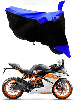 MMSSTAR Waterproof Two Wheeler Cover for KTM(RC 200, Blue, Black)