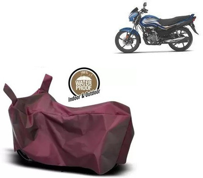 OliverX Waterproof Two Wheeler Cover for Hero(MotoCorp Super Splendor, Maroon)