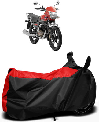 RM Collections Waterproof Two Wheeler Cover for TVS(Radeon, Red, Black)
