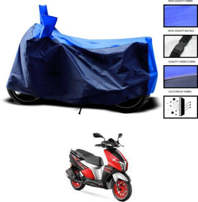 RAAMKM Two Wheeler Cover for TVS(NTORQ, Blue)