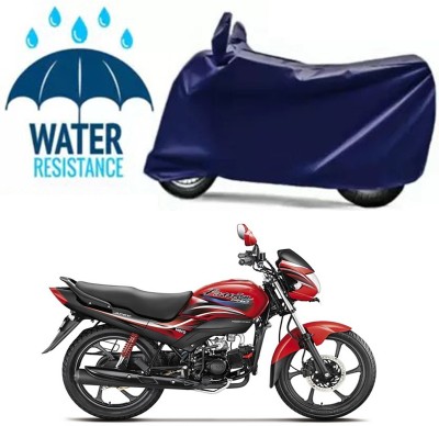 Mdstar Waterproof Two Wheeler Cover for Hero(Passion Pro i3S, Blue)