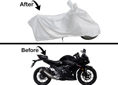 Archistylo Waterproof Two Wheeler Cover for Suzuki(Gixxer SF, Silver)