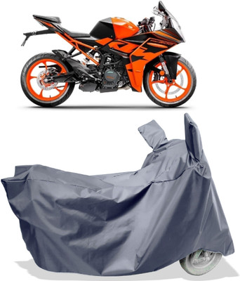 Amexride Two Wheeler Cover for KTM(RC 200, Grey)
