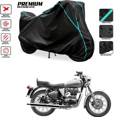 PAGORA Waterproof Two Wheeler Cover for Royal Enfield(Electra 4S, Black)