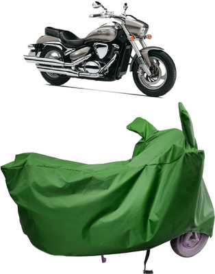 Amexride Two Wheeler Cover for Suzuki(Intruder M800, Maroon)
