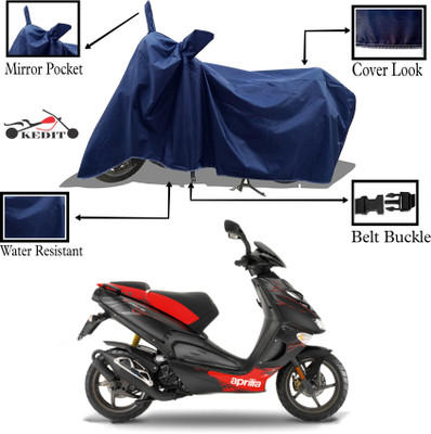 KEDIT Two Wheeler Cover for Aprilia(SR 150, Blue)