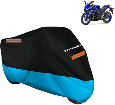 Horseyaart Waterproof Two Wheeler Cover for Yamaha(YZF R3, Blue)
