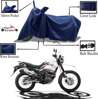 KEDIT Two Wheeler Cover for Hero(Xpulse 200T, Blue)