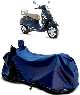 AASHTIK MART Two Wheeler Cover for Vespa(GTS Super 300, Blue)