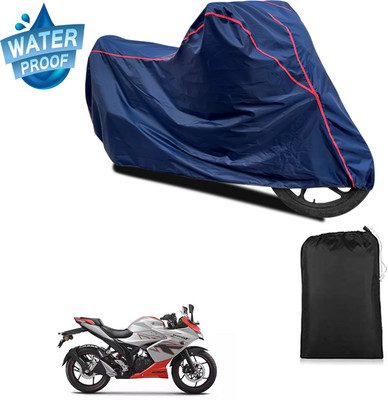 PAGORA Waterproof Two Wheeler Cover for Suzuki(Gixxer, Blue)