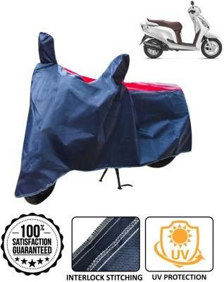 AutoRetail Waterproof Two Wheeler Cover for Honda(Aviator, Blue, Red)