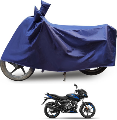 MOCKHE Two Wheeler Cover for Bajaj(Pulsar 125, Blue)